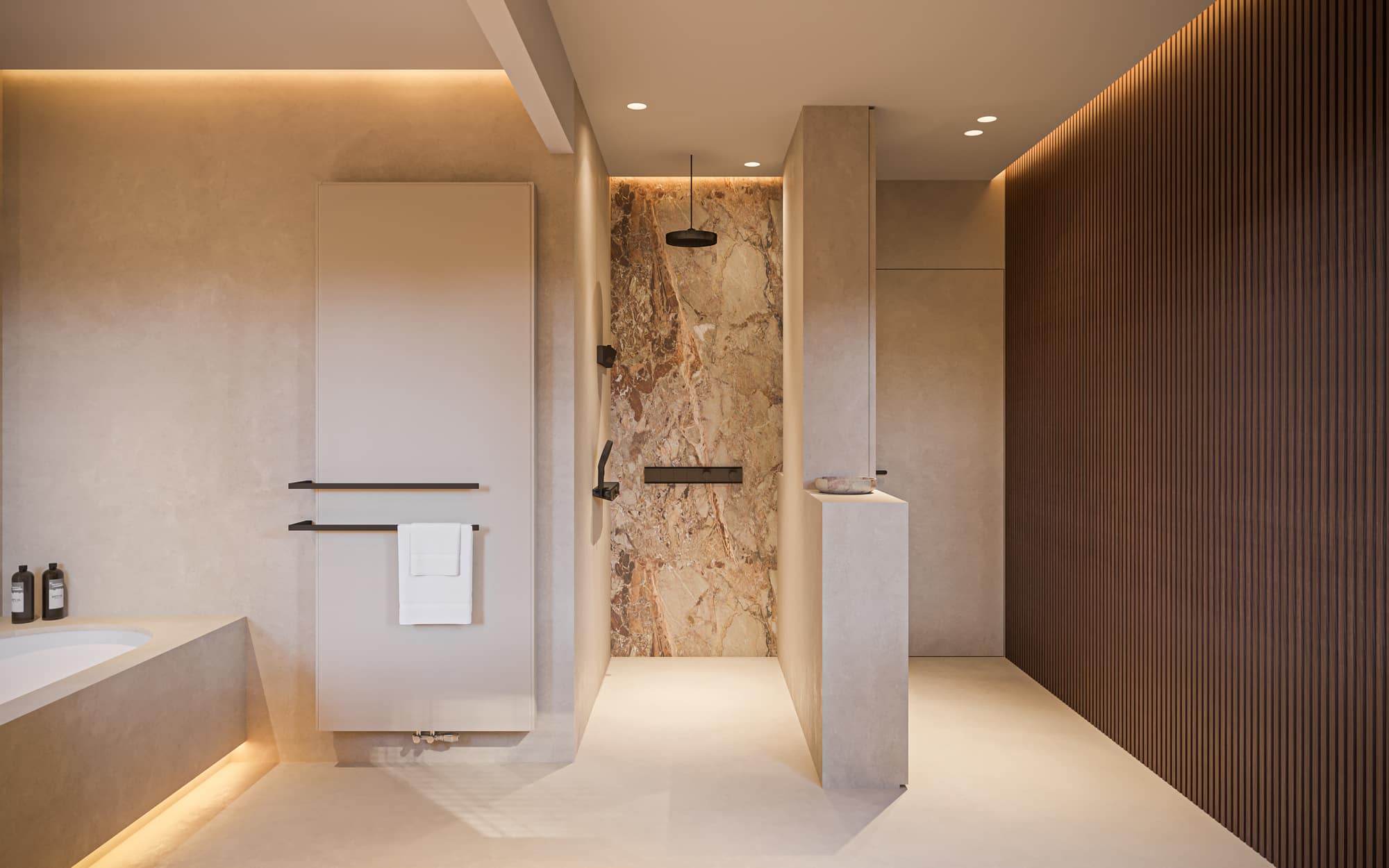 badkamertrends 2026, badkamer renovatie, badkamer inspiratie, badkamer accessoires, wandpanelen badkamer, binnenhuisarchitect, Cosy Me Interiors