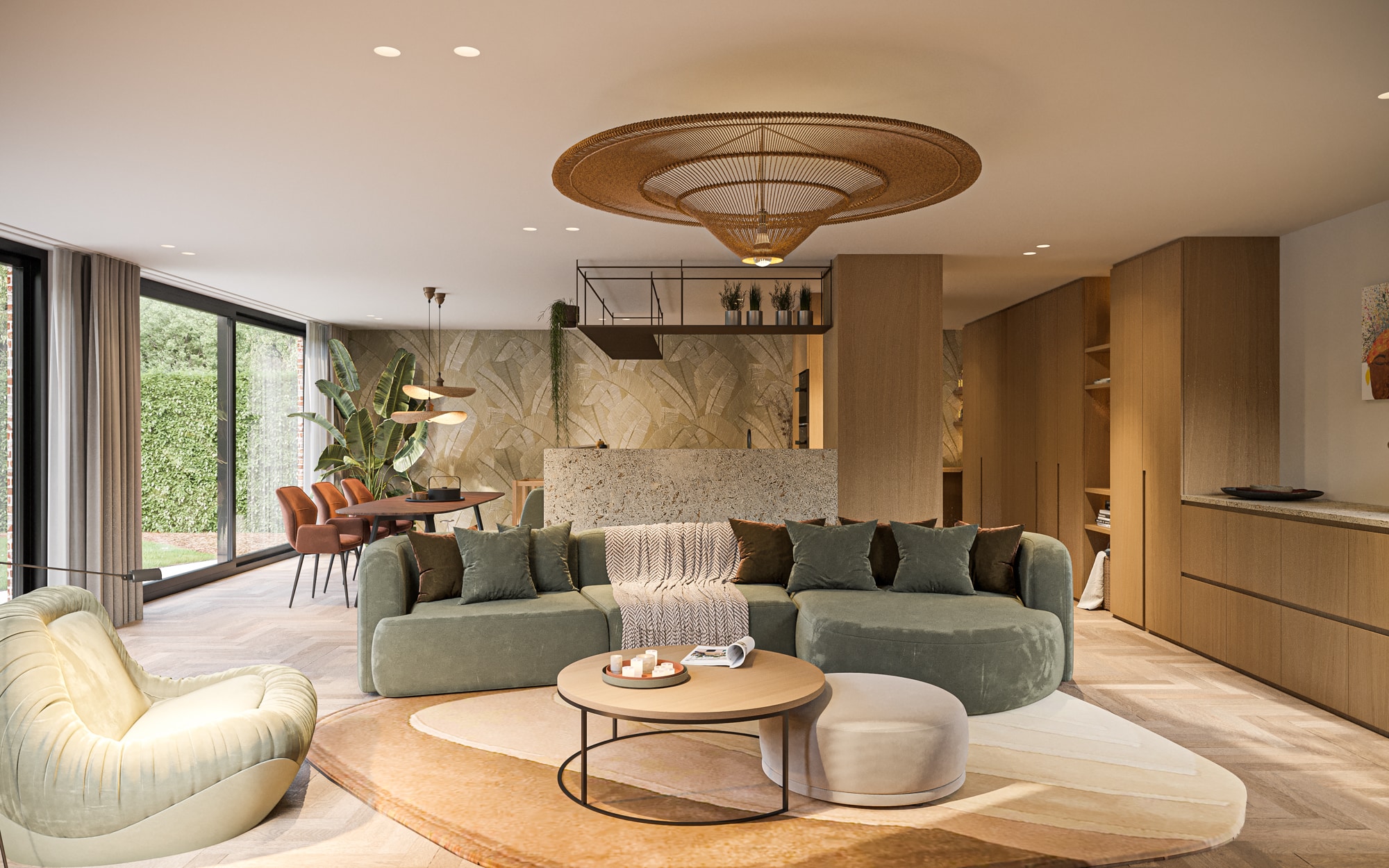 muurdecoratie, muurdecoratie woonkamer, wanddecoratie, wanddecoratie woonkamer, behangpapier, zelfklevend behang, Cosy Me Interiors, Martine Pieters