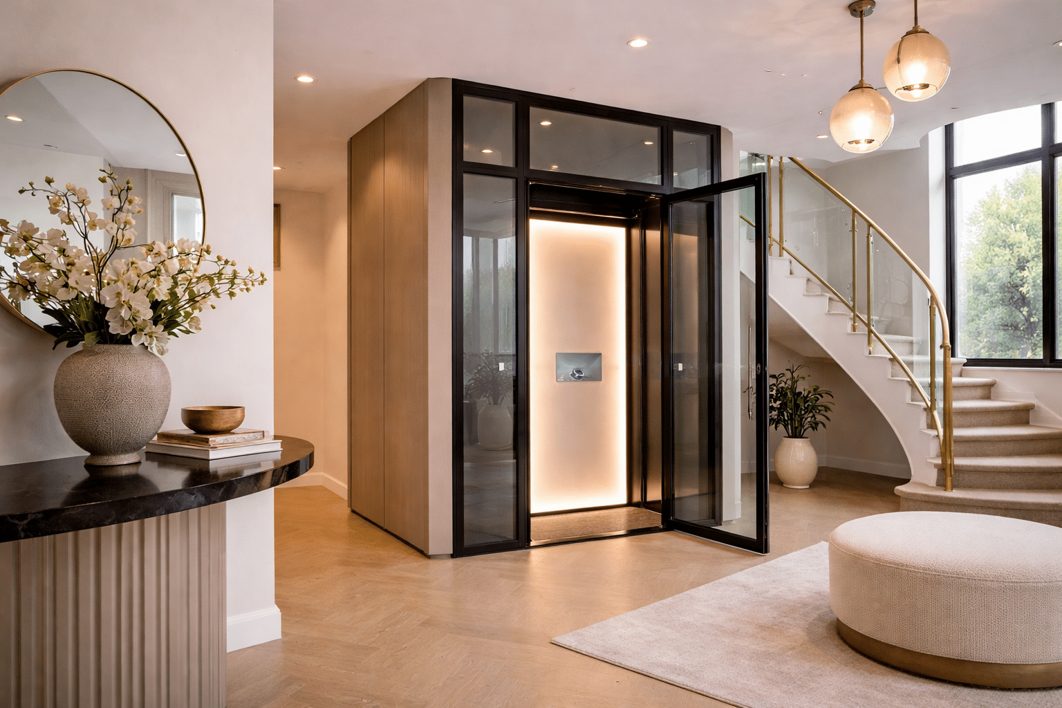 Personenlift, huislift, lift, binnenhuisarchitect, interieur design, Cosy Me Interiors, Martine Pieters